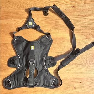 RuffWear Black Reflective Dog Front-Clip Harness with Handle
